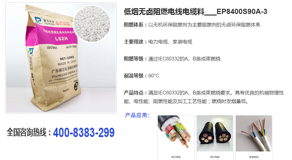 低烟无卤阻燃电线电缆料-usdt网投平台化学